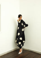 Polka Drape Skirt