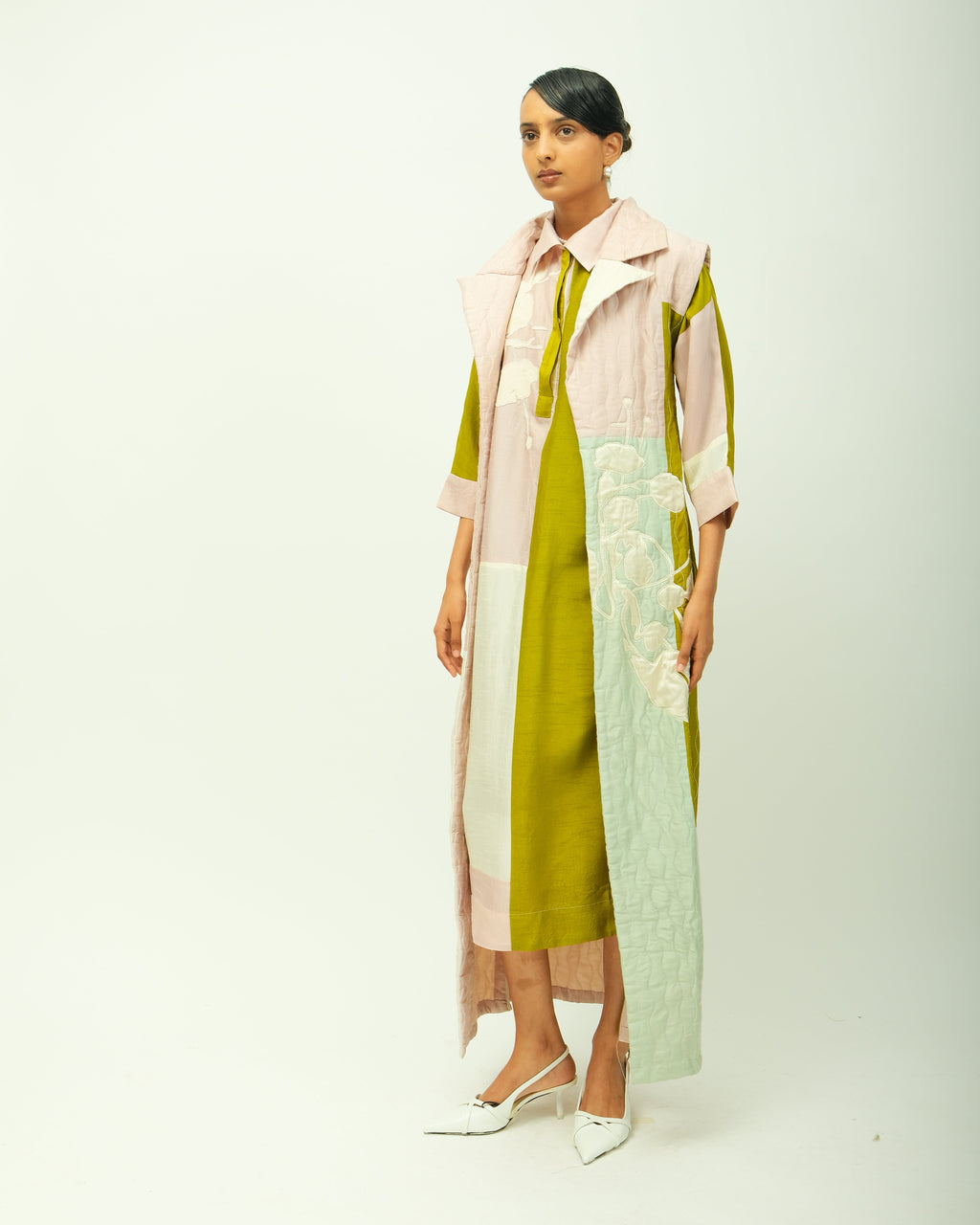 Patchleaf Jacket Set