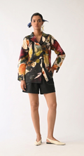 Noir Cuban Shirt Set