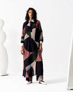 Geo Yin Kurta (ViscOSe Silk) (Bust Size 38