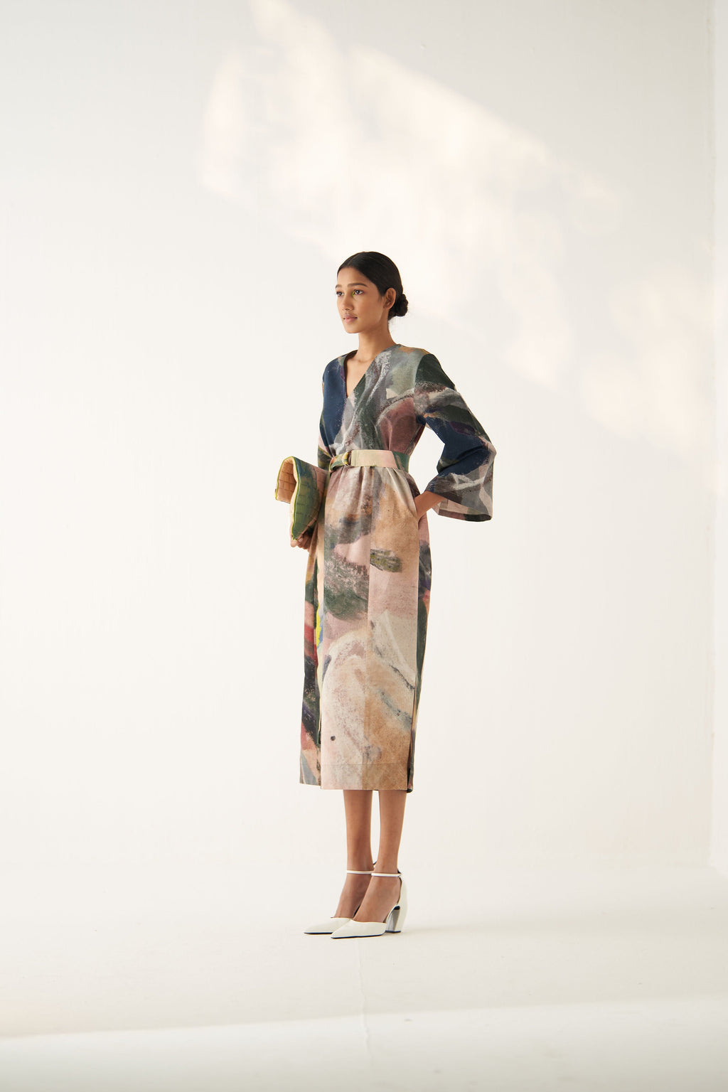 Wallflower Gathered Dresss  (Accessories are Separate)