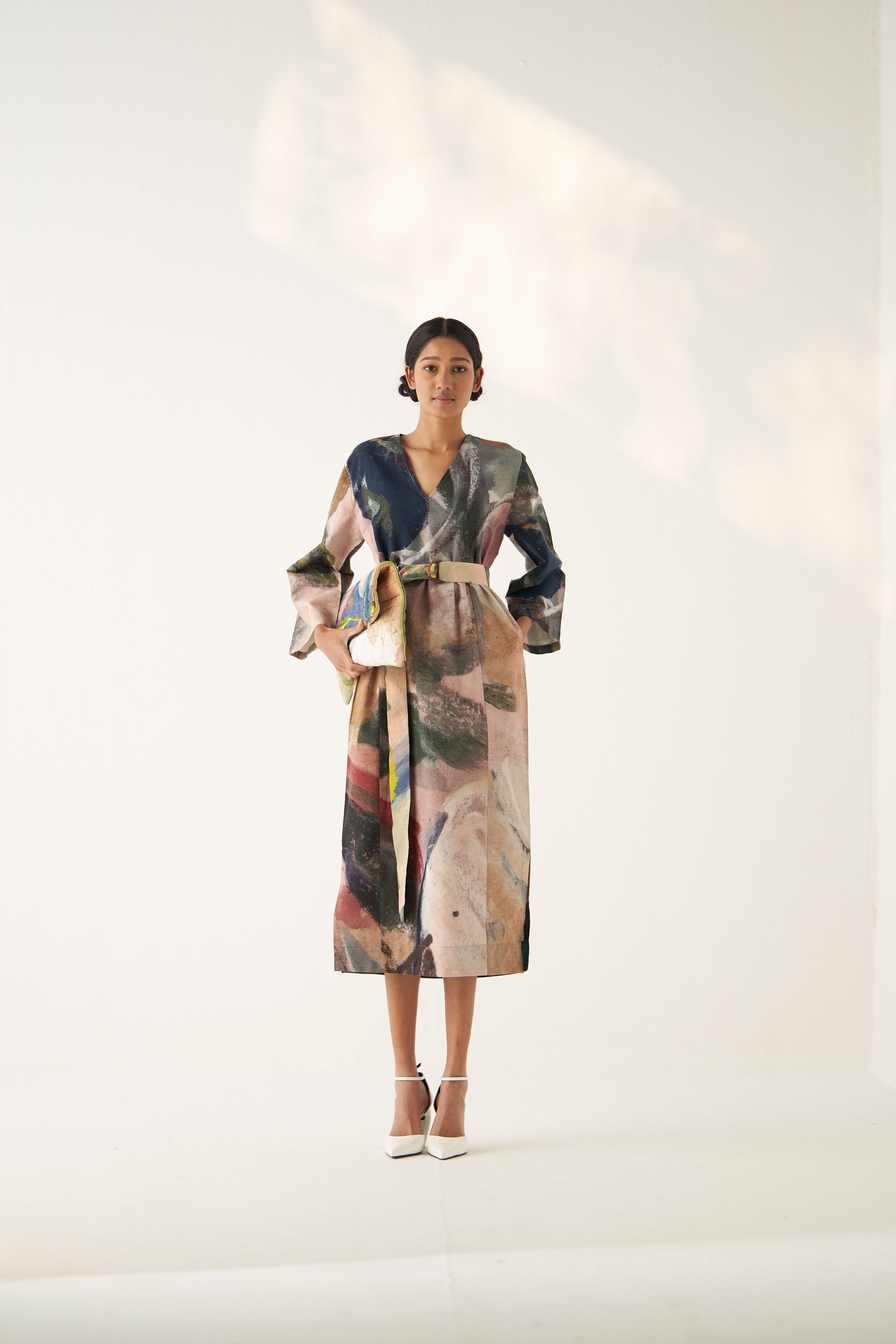 Wallflower Gathered Dresss  (Accessories are Separate)
